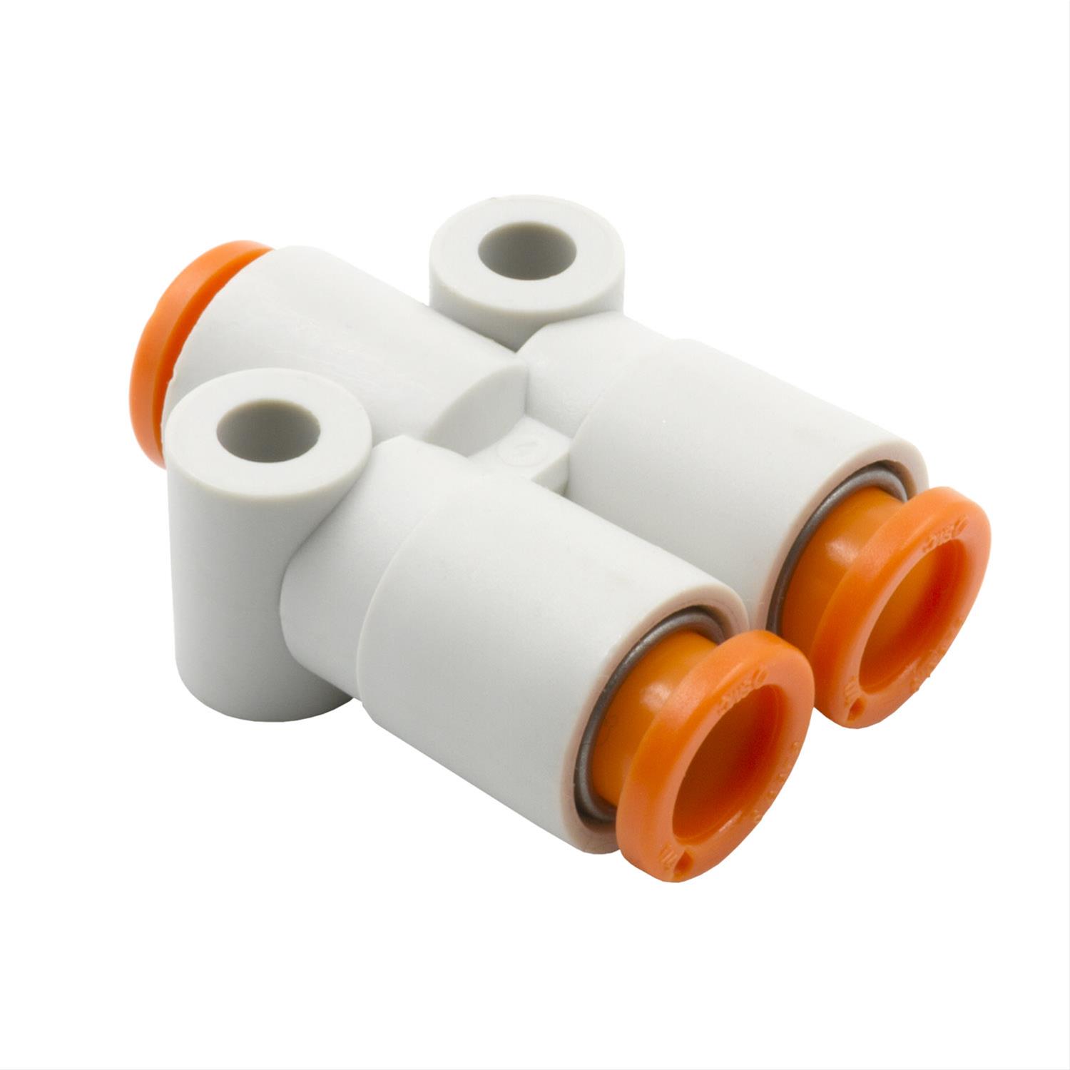 Dedenbear Quick Disconnect Fittings ALY Fitting CO2 Air Line "Y" 3 Way 1/4" OD thumbnail 2