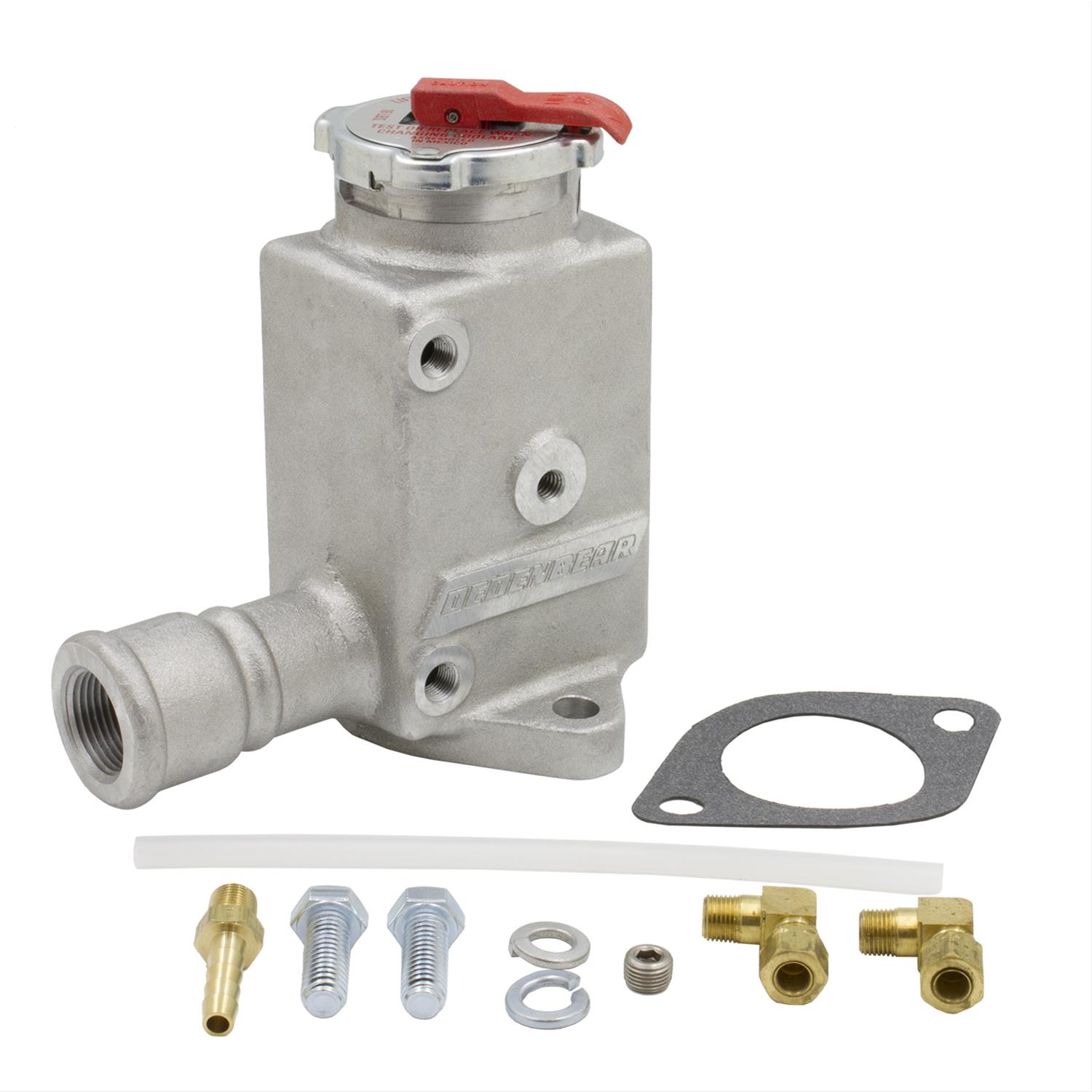 Dedenbear Expansion Tank Kits ET1K Tank, Manifold Mount, Aluminum, Natural, Chevy, Chrysler, Kit thumbnail 2