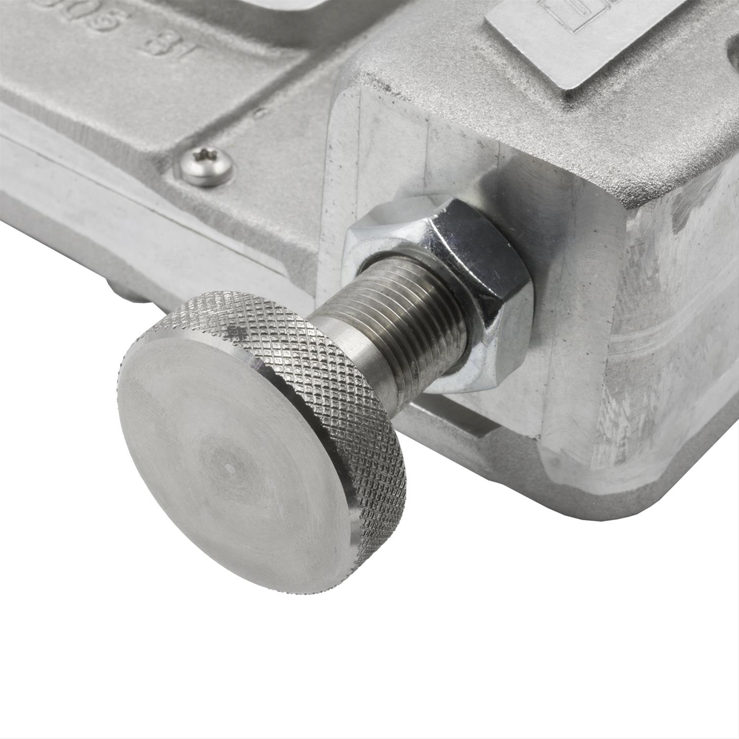 Dedenbear Disc-Style Throttle Stops TS6MB Stop, Disc Style, CO2, Base Plate Style, Manual Adjustment, 2.125 in. Bore, Demon/Holley, Each