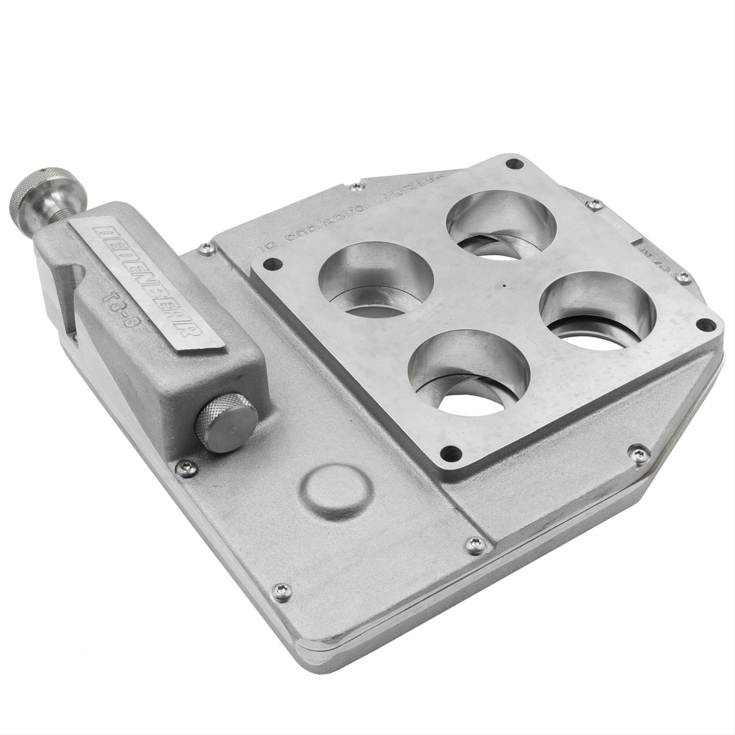 Dedenbear Disc-Style Throttle Stops TS6MB Stop, Disc Style, CO2, Base Plate Style, Manual Adjustment, 2.125 in. Bore, Demon/Holley, Each thumbnail 3
