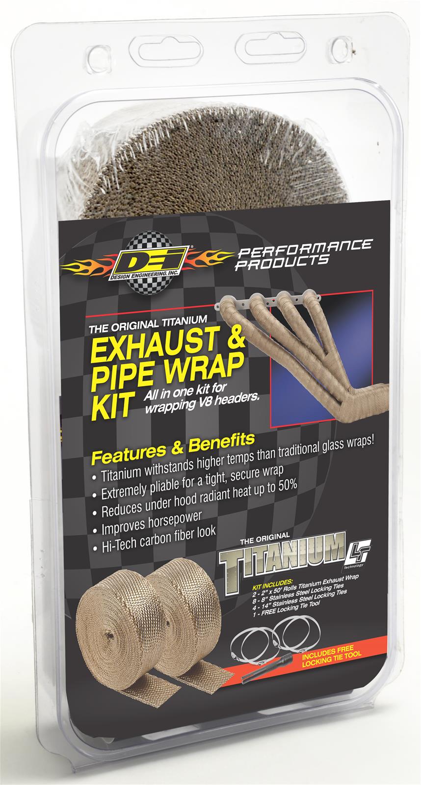 DEI Exhaust Wrap Kit - Titanium thumbnail 2
