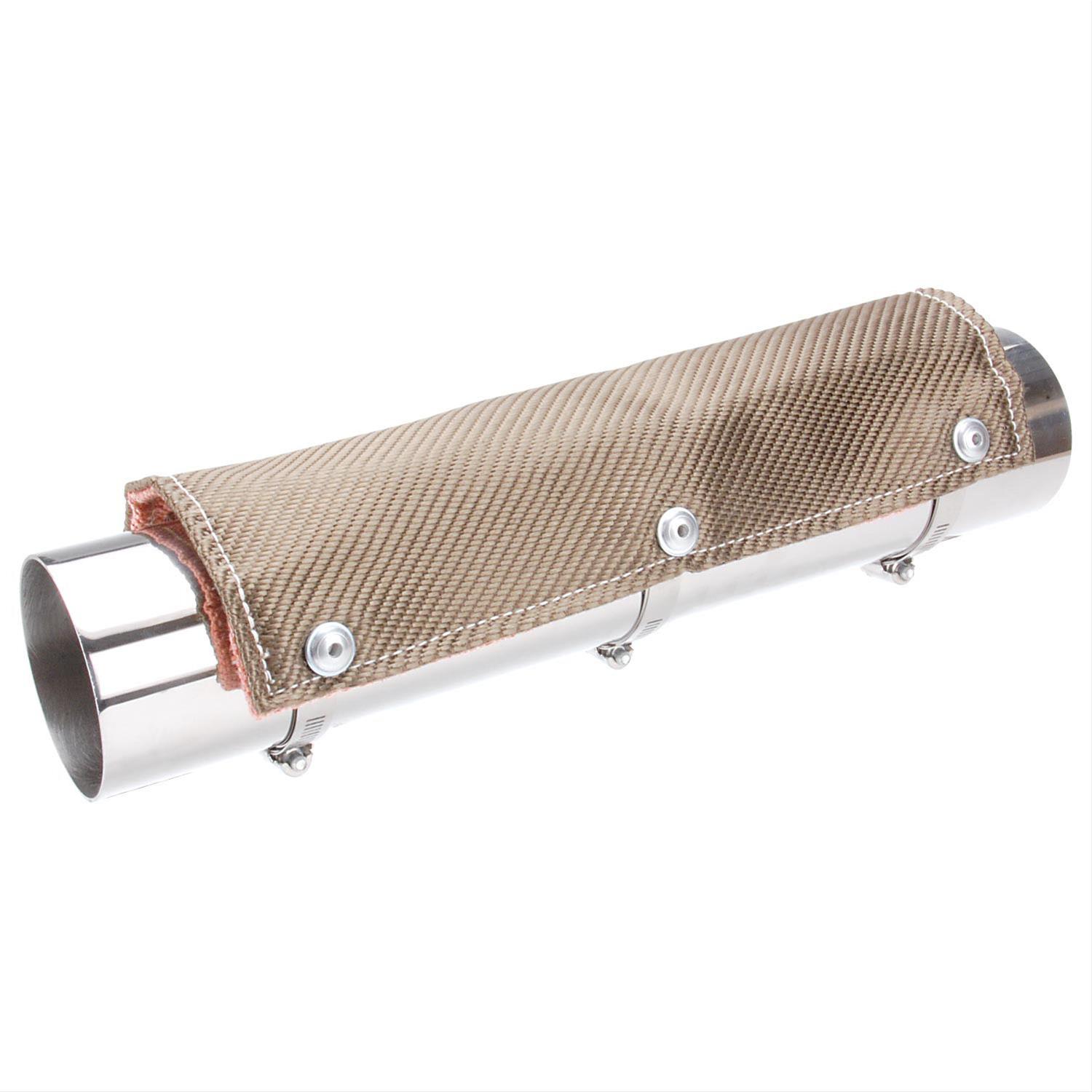 Design Engineering DEI 10452 DEI Titanium Pipe Shield with LR Technology | Summit  Racing