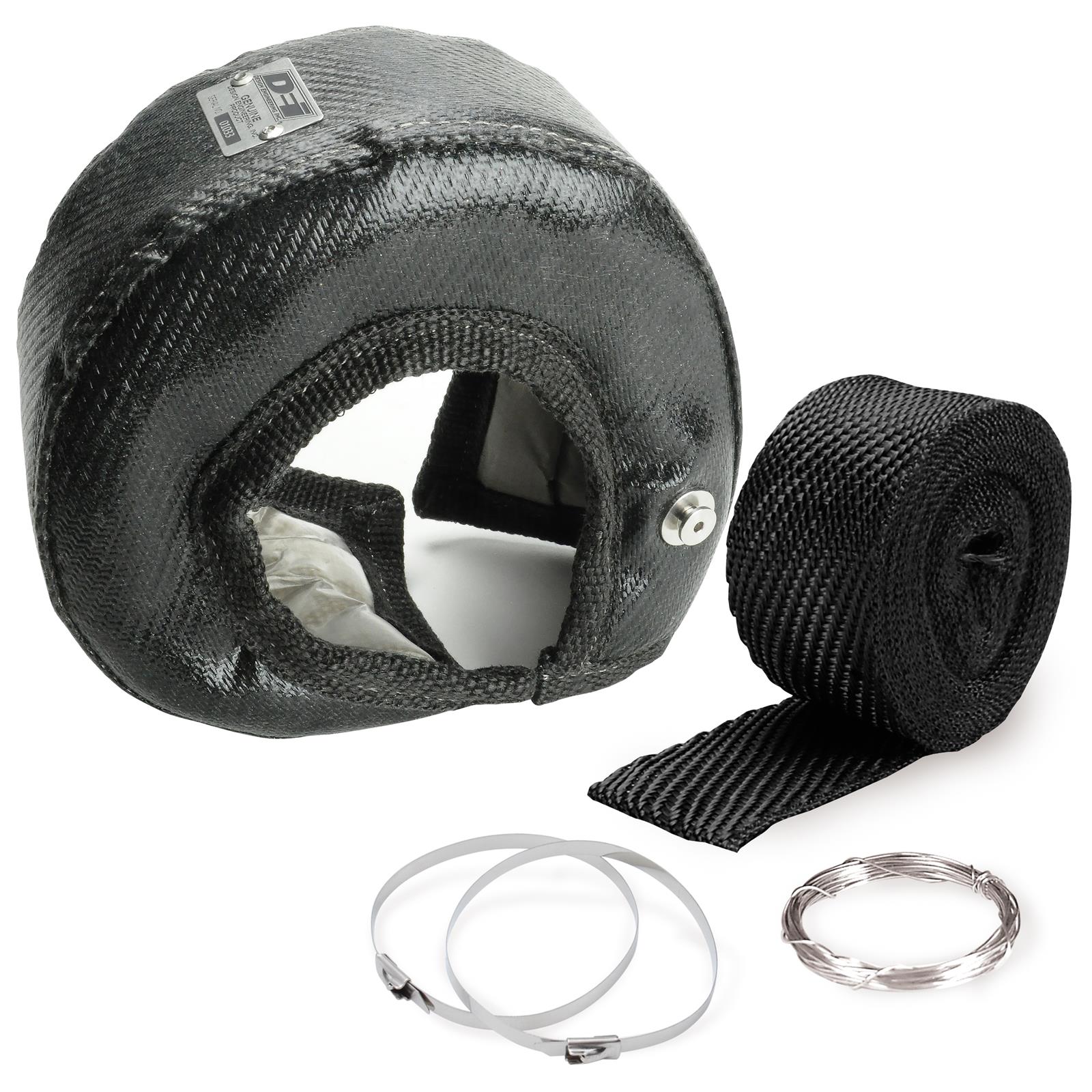 DEI ONYX Gen-3 Series Turbo Heat Shields 10263 Shields, Gen 3, Onyx Series, T4 Style Turbocharger, includes Wrap, Ties, Wire, Kit thumbnail 6