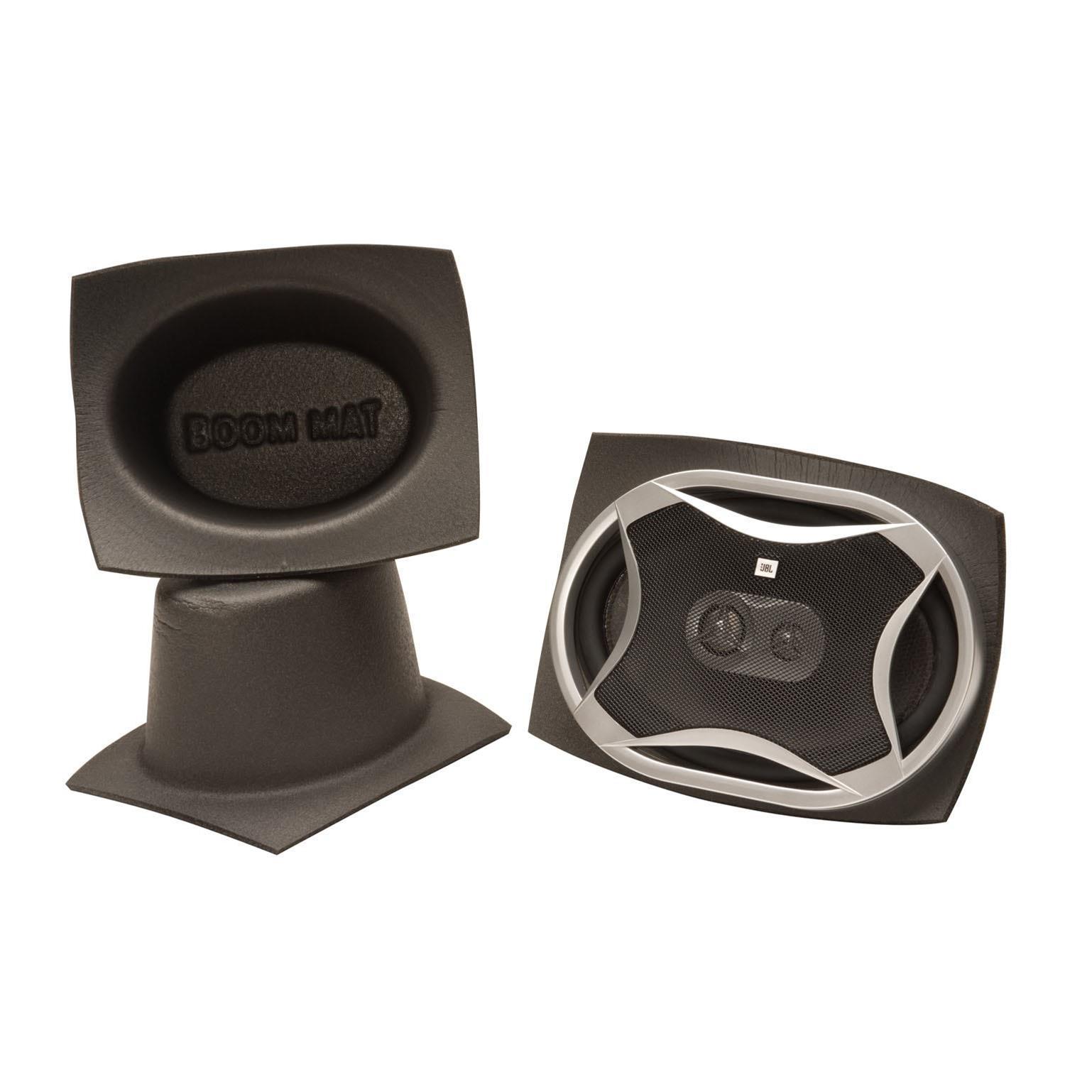 Design Engineering DEI Speaker Baffles 50361 , 5"x 7" Oval Slim - 8-1/2"w x 7"h x 3"d - Pair