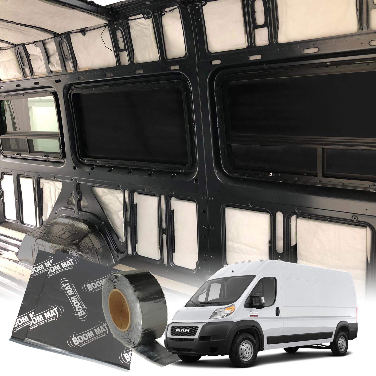 DEI Custom Cut Damping Kits for 2014-2024 PROMASTER 2500, 3500 - 50458 '22-'23 Ram ProMaster 159 WB High Cube Ext Kit