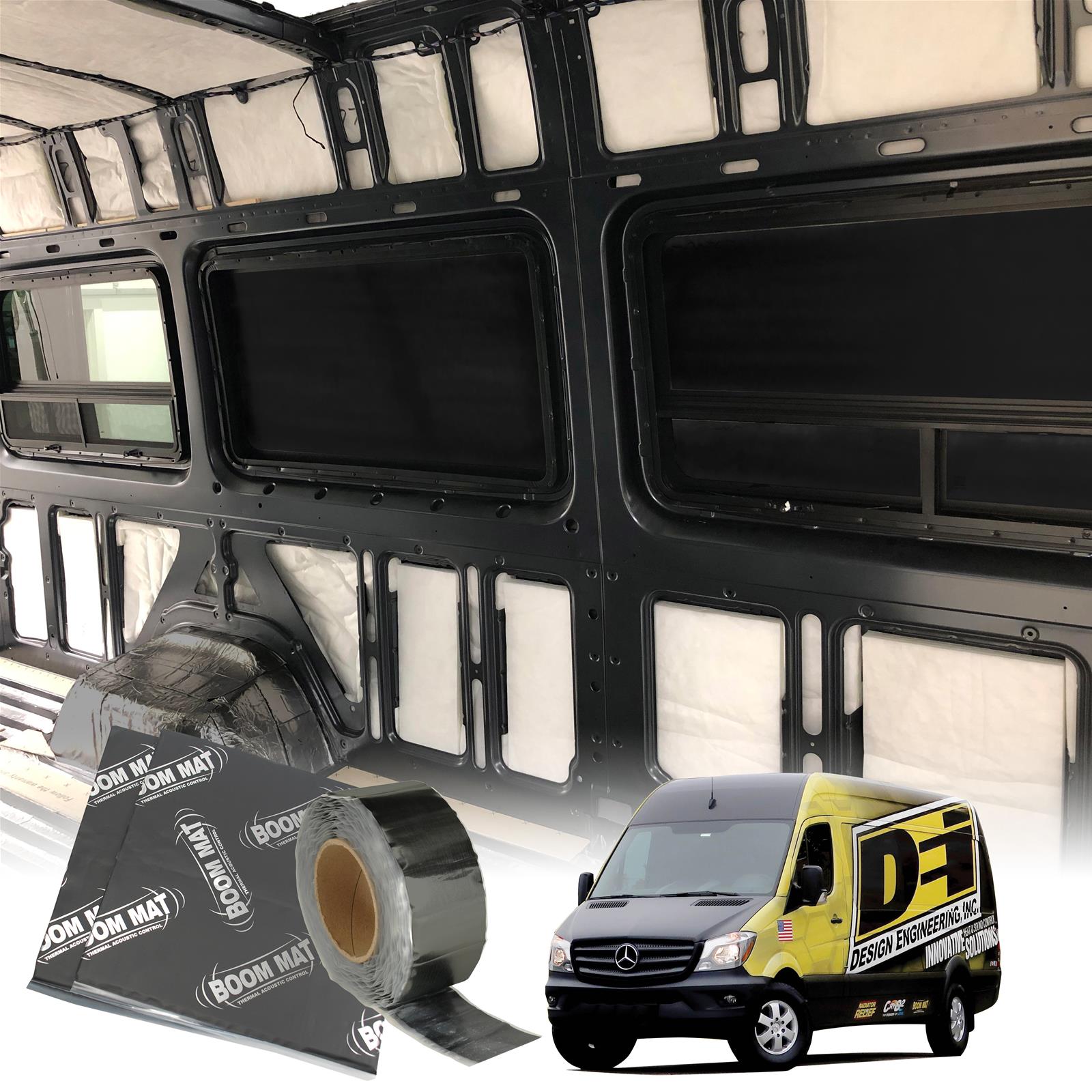 DEI Custom Cut Damping Kits for 2014-2018 SPRINTER 2500, 3500 - 51119 Sprinter Van + See below, Sprinter Van + See below