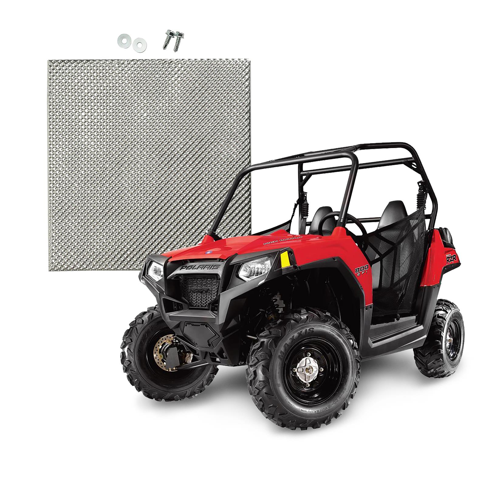 DEI Reflective Aluminum Sheets 902470 Passenger Side Polaris RZR 800 -RZR-S 2008-2014 thumbnail 2