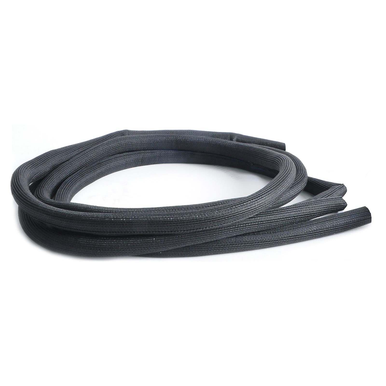 DEI Easy Loom Split Wire Sleeves 906470 Convoluted Tubing, Sleeve, Black, 0.188 in. I.D., 10.00 ft. Length, Each