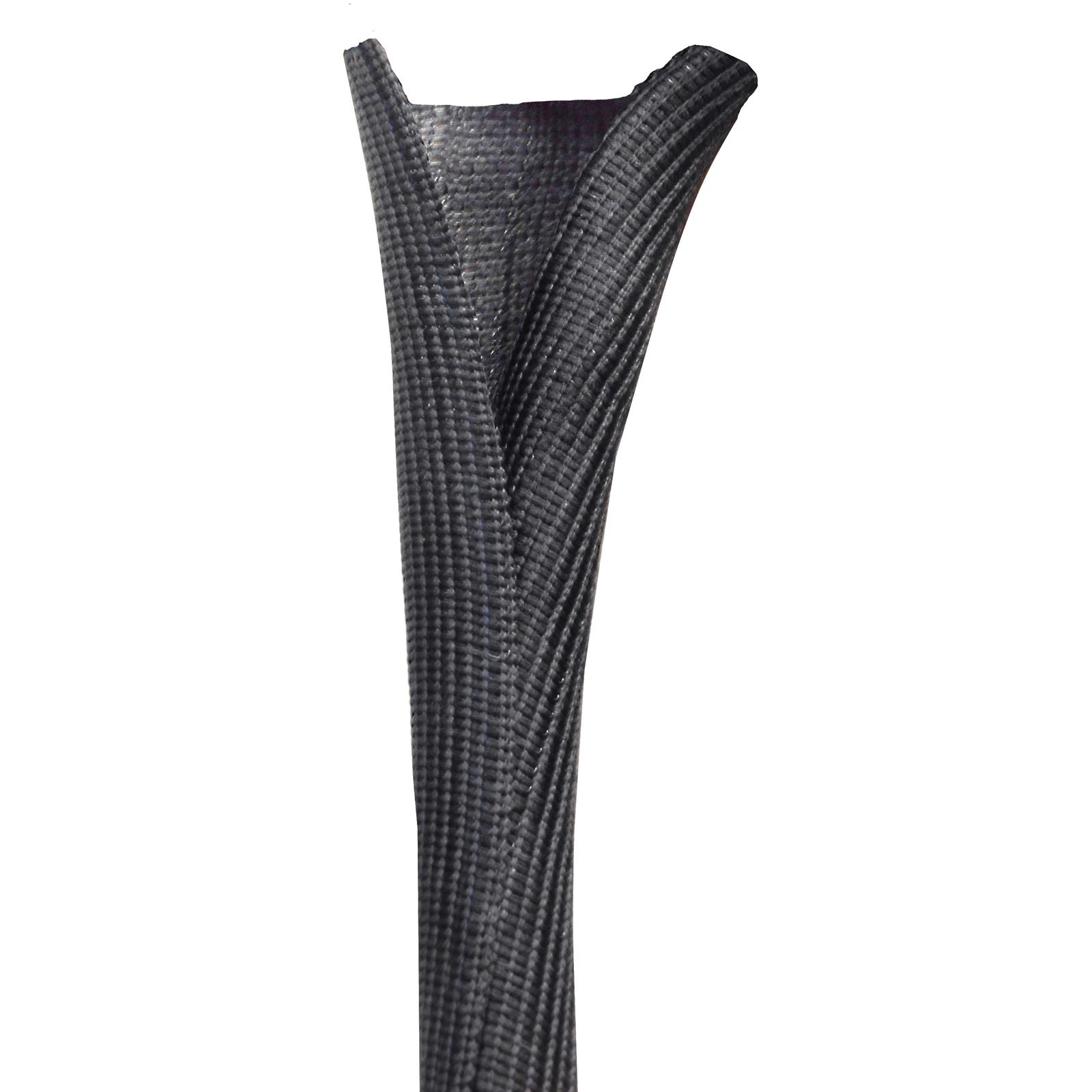DEI Easy Loom Split Wire Sleeves 906470 Convoluted Tubing, Sleeve, Black, 0.188 in. I.D., 10.00 ft. Length, Each thumbnail 3