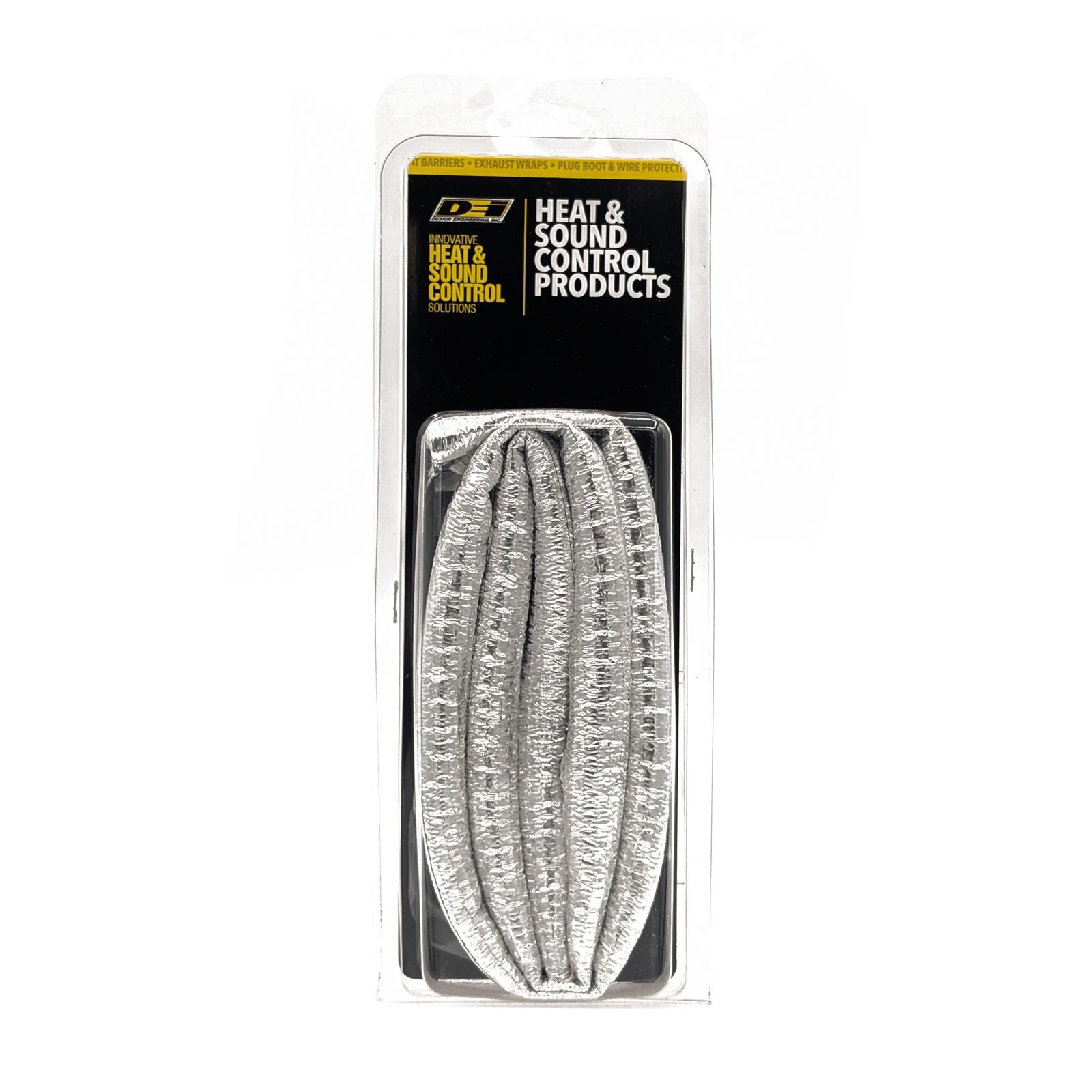 DEI Vapor Block Fuel Line Sleeves 906645 Heat Sleeve, Sleeve, 1,200 degrees F, Silver, 0.375 in. Diameter, 24 in. Length, Each