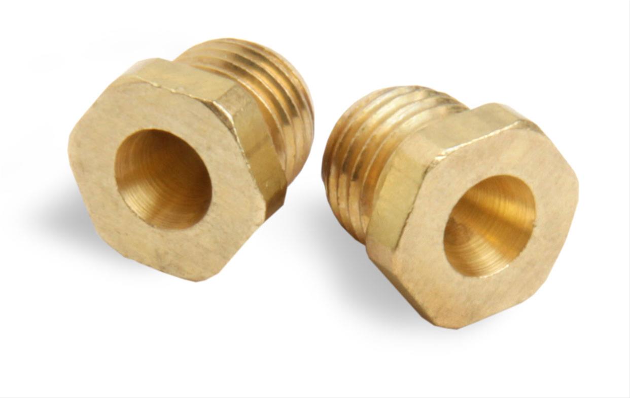 Demon Carburetion Street Primary Metering Jets 1947 Carburetor Jets, Brass, Gasoline, 1/4 in.-32 Thread, Size 76, Pair