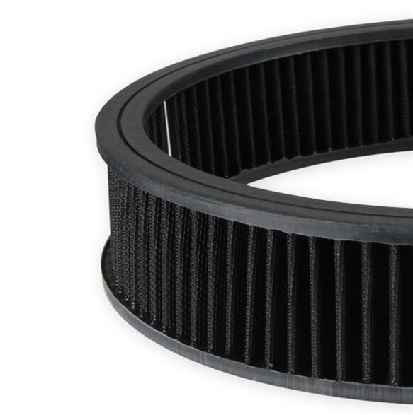 Demon Carburetion Air Cleaners 786004B Cleaner, Dropped Base, Round, 14 in. Diameter, Logo, Steel, Black, Black Cotton Gauze Filter, Each thumbnail 4