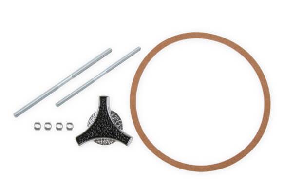 Demon Carburetion Air Cleaners 786004B Cleaner, Dropped Base, Round, 14 in. Diameter, Logo, Steel, Black, Black Cotton Gauze Filter, Each thumbnail 5