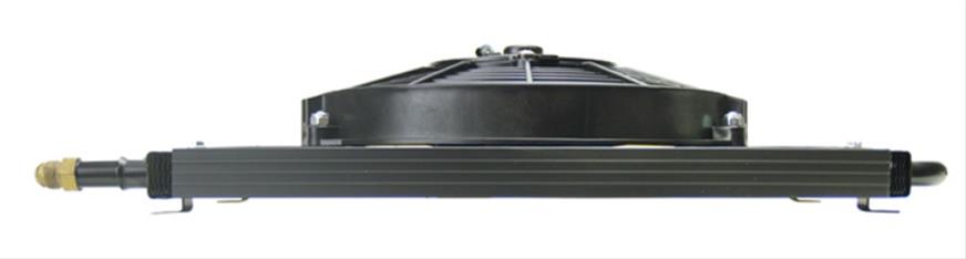 Derale Dyno-Cool Remote Fluid Coolers 12731 Cooler, Tube and Fin, Aluminum, Copper, Black, 7.625 in. x 17.5 in. x 3.75 in., Each thumbnail 4