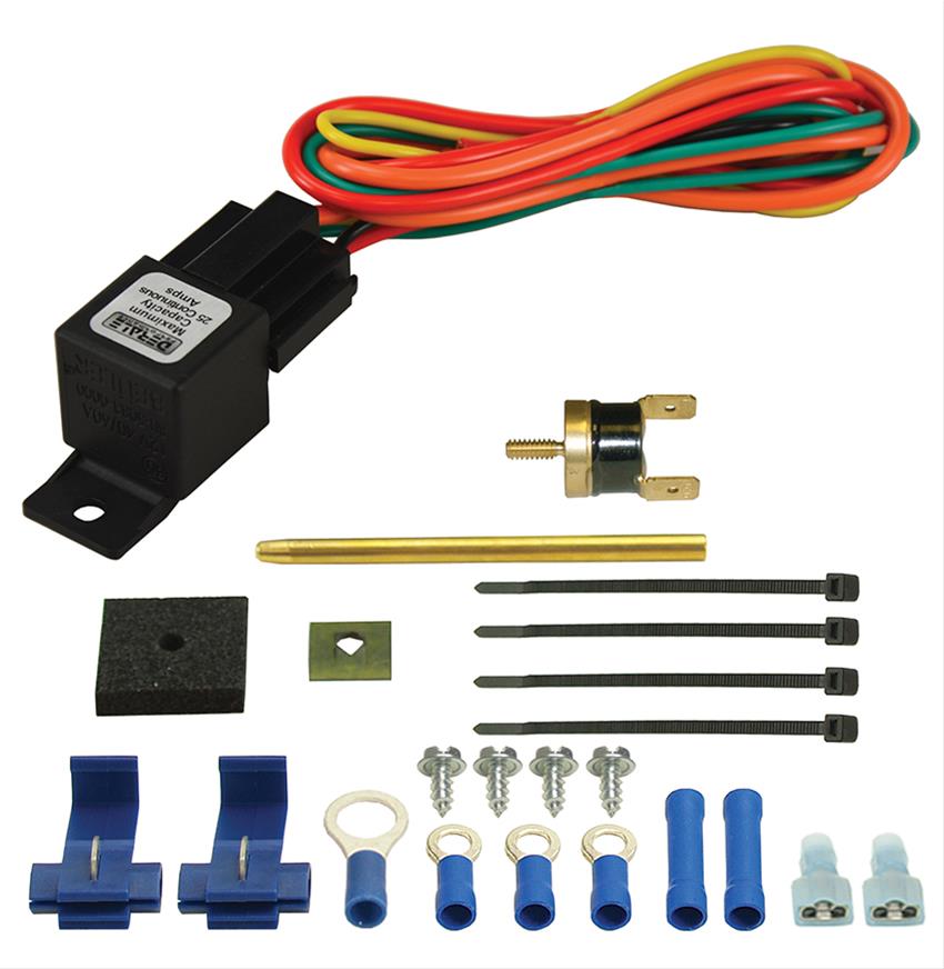 Derale Single-Stage Fan Controllers 16738 Control, Thermostatic, 180 Degrees On/170 Degrees Off, Kit thumbnail 3