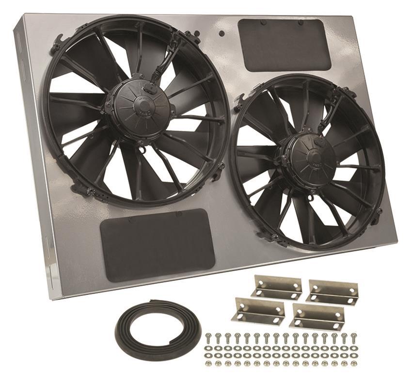 Derale Cooling Products 16927 Derale High-Output Dual RAD Fan and Shroud Kits | Summit