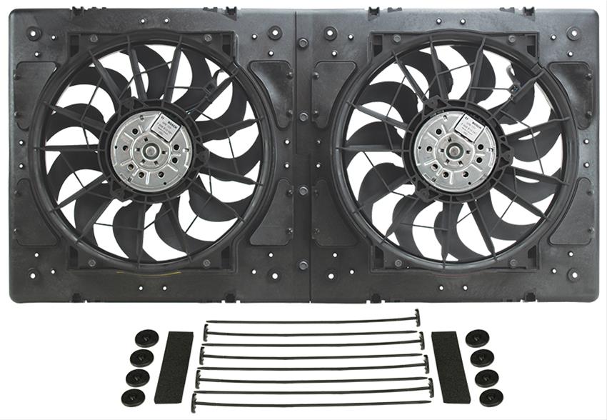 Derale Cooling Products 16934 Derale High-Output Dual RAD Fan and