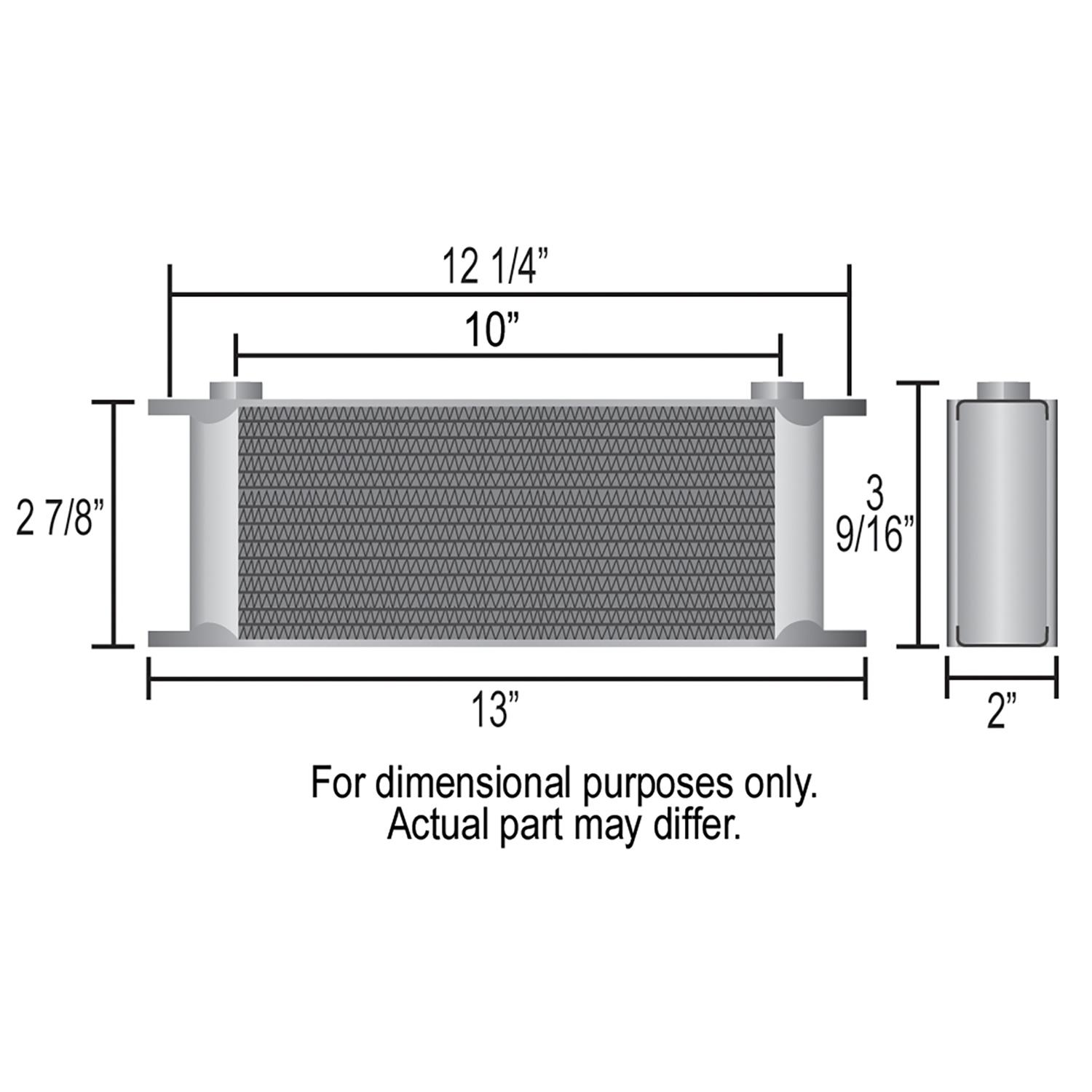 Derale Stacked Plate Fluid Coolers 51086 KIT-Stack Cooler 10 Row (-6AN 90° Swivel) thumbnail 2
