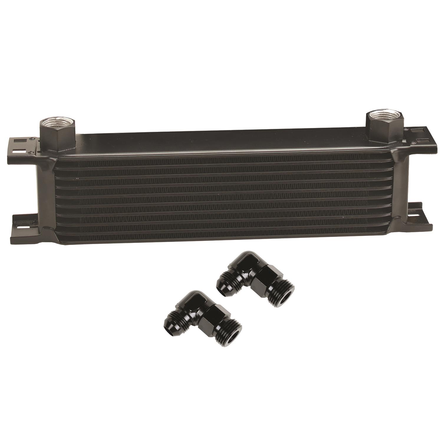 Derale Stacked Plate Fluid Coolers 51088 KIT-Stack Cooler 10 Row (-8AN 90° Swivel)