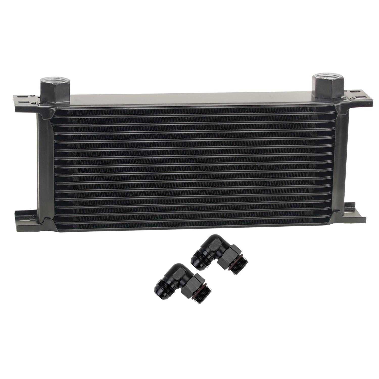 Derale Stacked Plate Fluid Coolers 51680 KIT-Stack Cooler 16 Row (-10AN 90° Swivel)