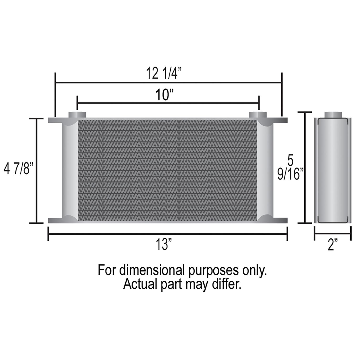 Derale Stacked Plate Fluid Coolers 51688 KIT-Stack Cooler 16 Row (-8AN 90° Swivel) thumbnail 2