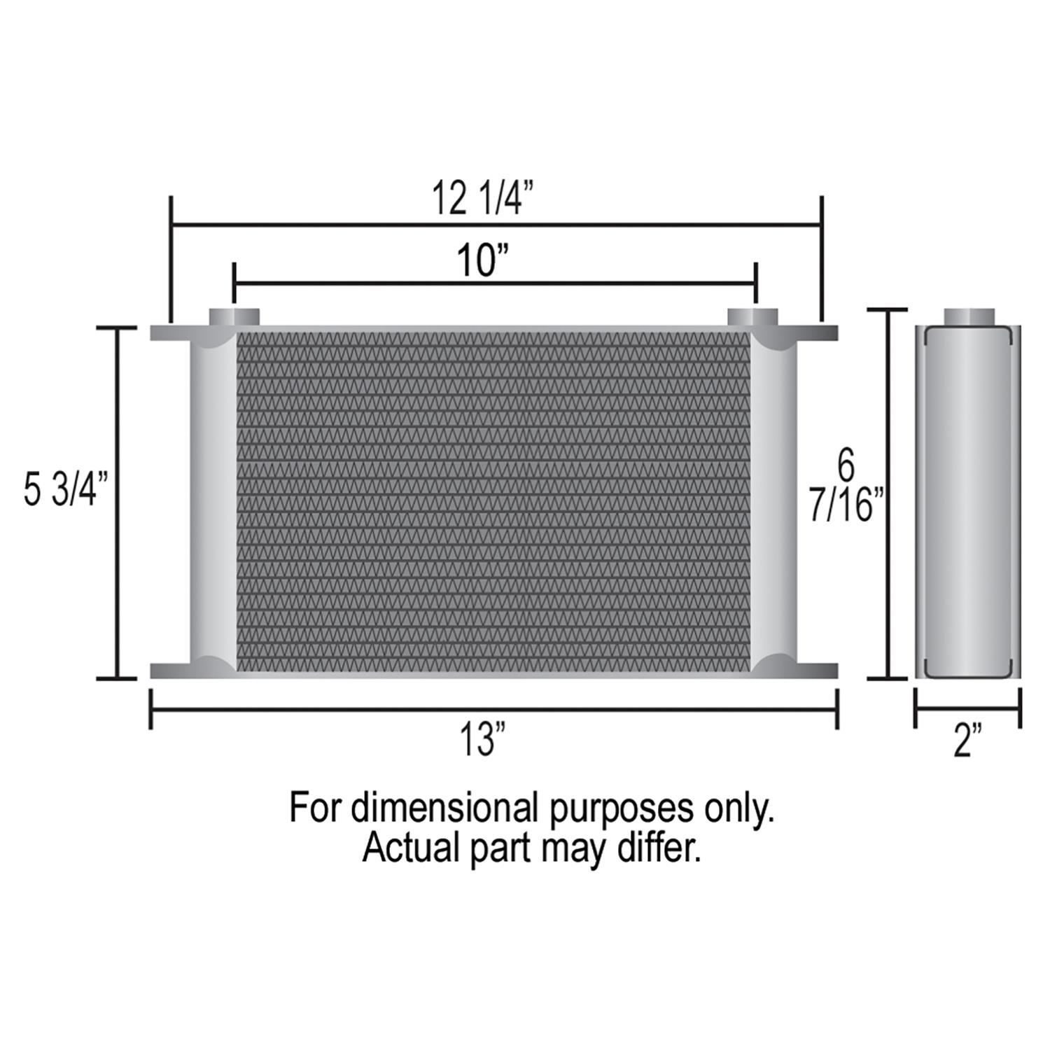 Derale Stacked Plate Fluid Coolers 51980 KIT-Stack Cooler 19 Row (-10AN 90° Swivel) thumbnail 2