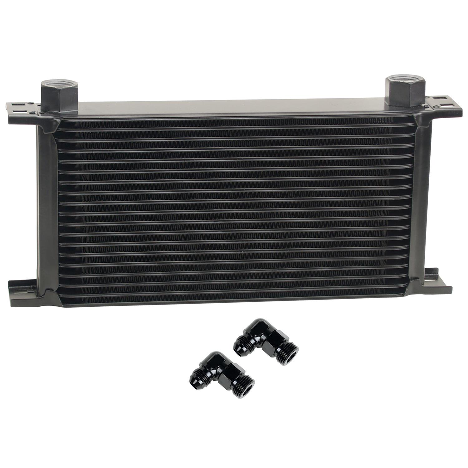 Derale Stacked Plate Fluid Coolers 51988 KIT-Stack Cooler 19 Row (-8AN 90° Swivel)