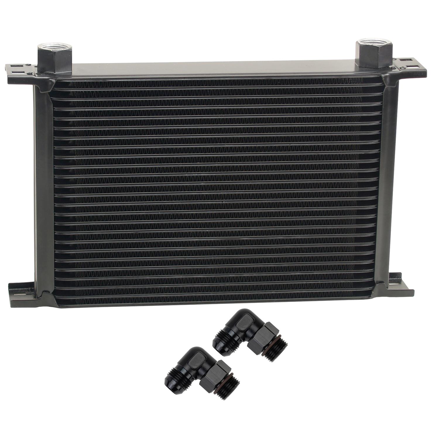 Derale Stacked Plate Fluid Coolers 52580 KIT-Stack Cooler 25 Row (-10AN 90° Swivel)