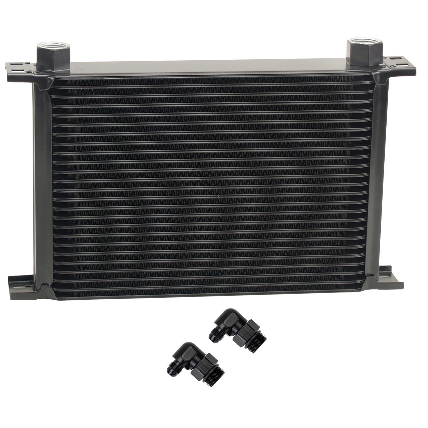 Derale Stacked Plate Fluid Coolers 52586 KIT-Stack Cooler 25 Row (-6AN 90° Swivel)