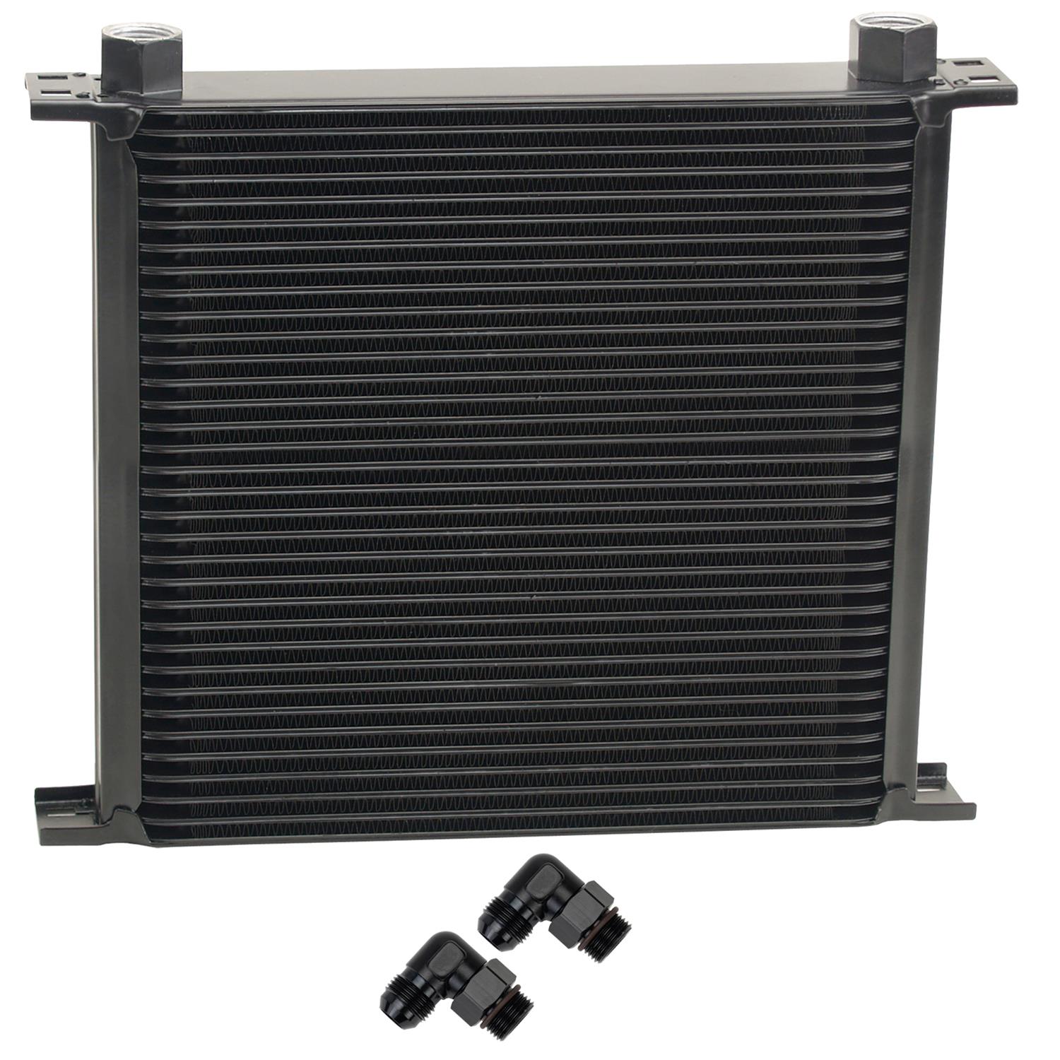 Derale Stacked Plate Fluid Coolers 53480 KIT-Stack Cooler 34 Row (-10AN 90° Swivel)