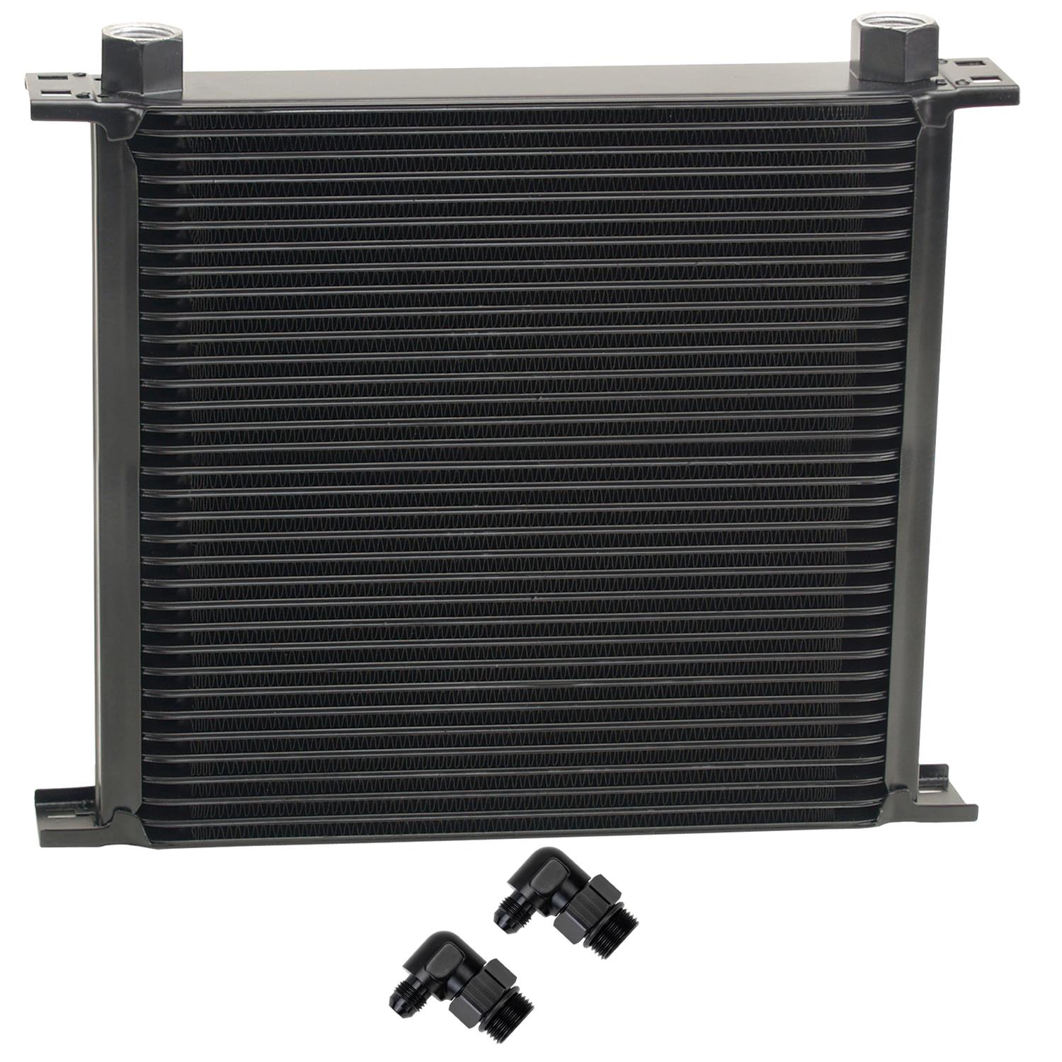Derale Stacked Plate Fluid Coolers 53486 KIT-Stack Cooler 34 Row (-6AN 90° Swivel)