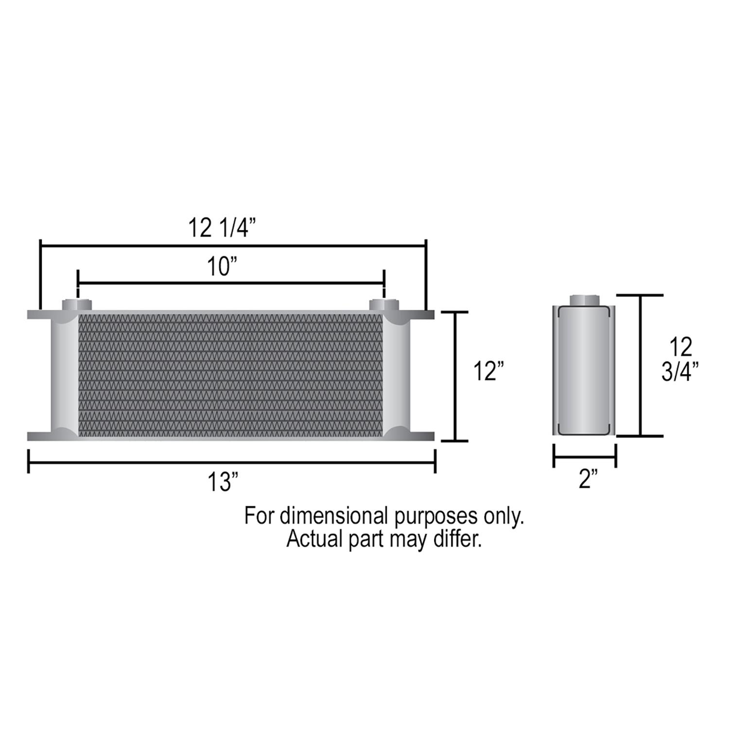 Derale Stacked Plate Fluid Coolers 54088 KIT-Stack Cooler 40 Row (-8AN 90° Swivel) thumbnail 2