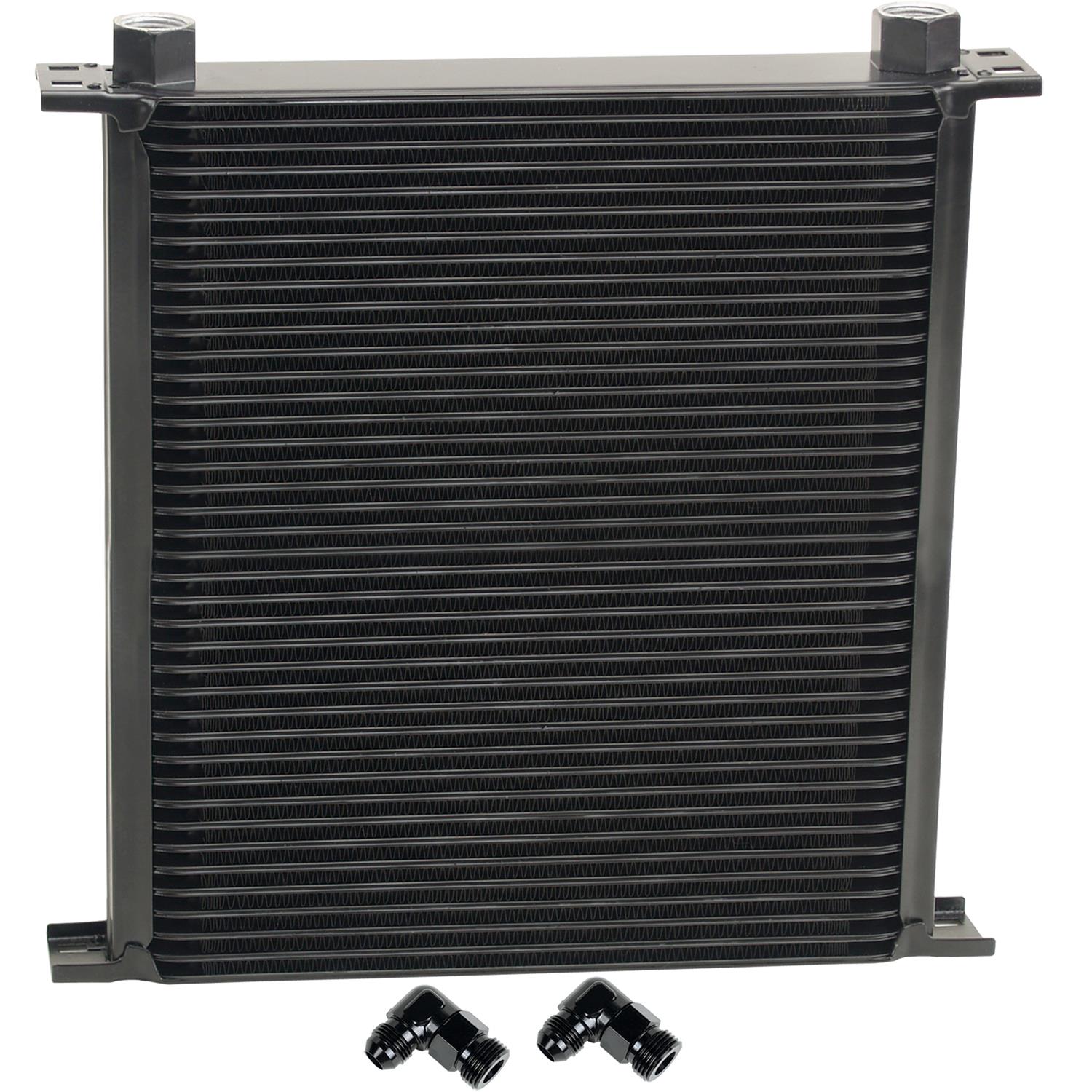 Derale Stacked Plate Fluid Coolers 54088 KIT-Stack Cooler 40 Row (-8AN 90° Swivel)