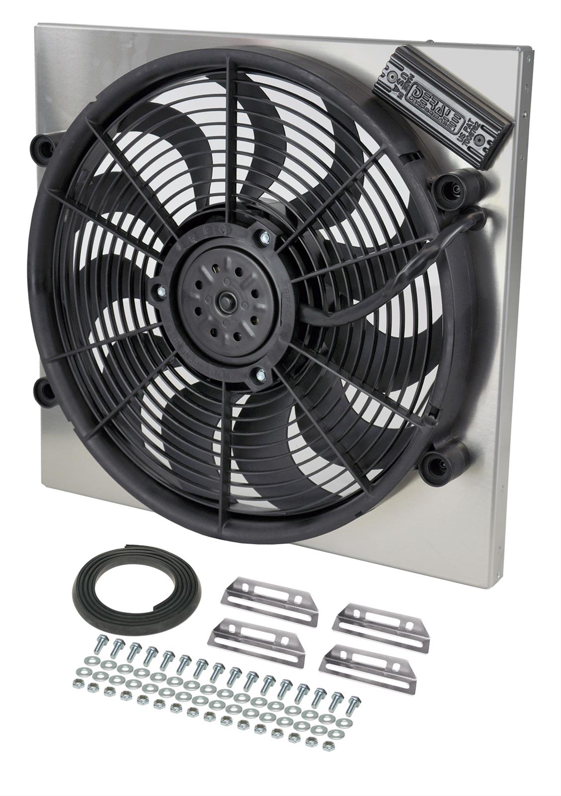 Derale Cooling Products 66819 Derale Pwm Electric Fan Powerpacks Summit Racing