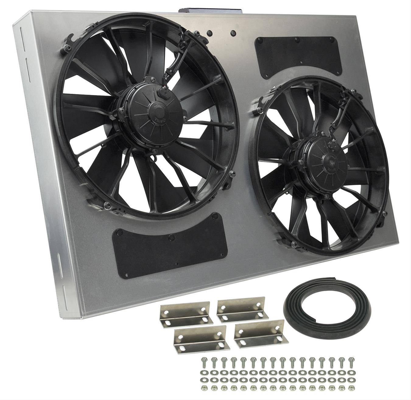 How does your electric fan mount to your radiator? Bronco Forum