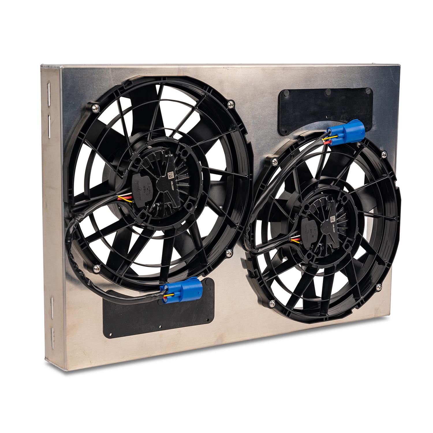 12 Inch 4,400 CFM Derale Electric Fan Brushless Powerpacks 67942-215 Fans, Powerpack, Dual in. Fans, 2,200 CFM, Shroud, 215 degree, Kit thumbnail 3