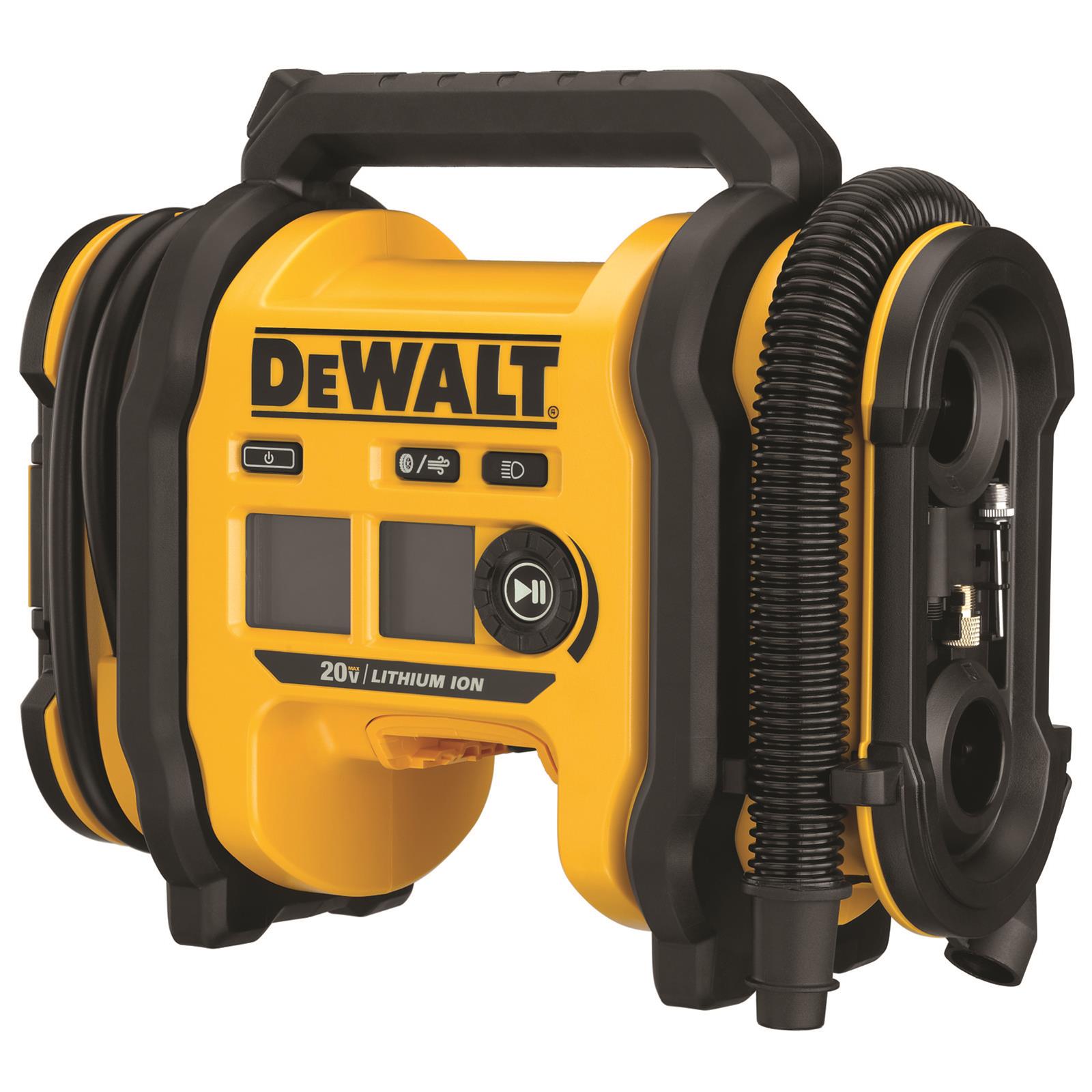 Dewalt DCC020IB Dewalt 20 V MAX Corded/Cordless Air Inflators | Summit ...