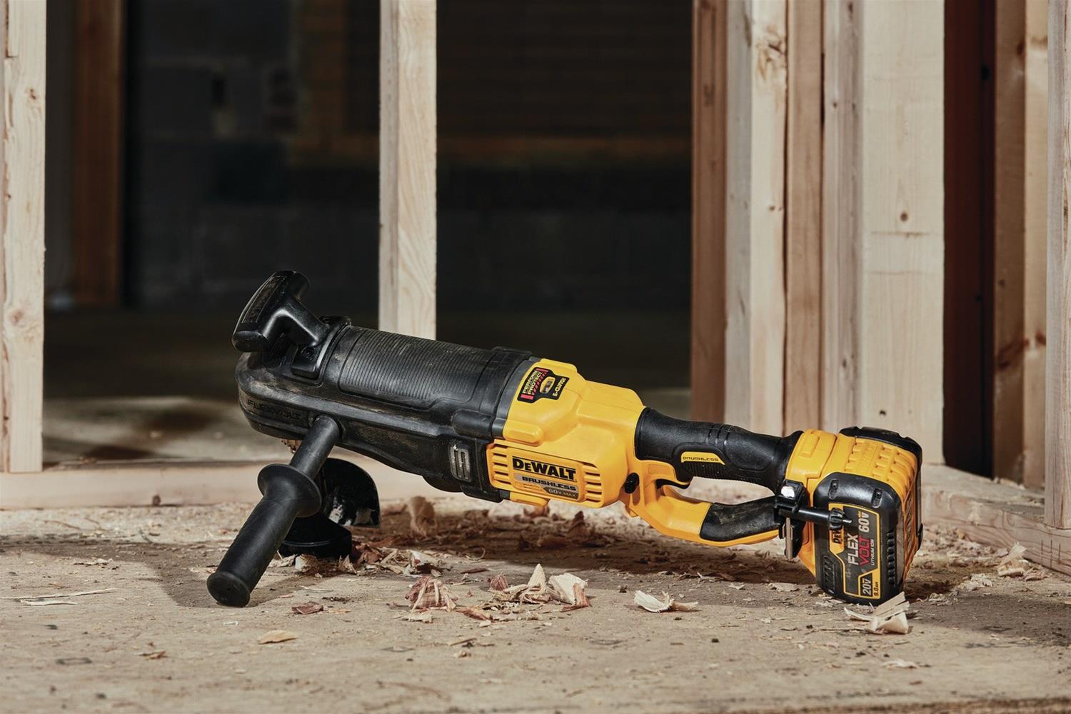 Dewalt DCD470X1 Dewalt 60 V MAX InLine Stud and Joist Drills with E