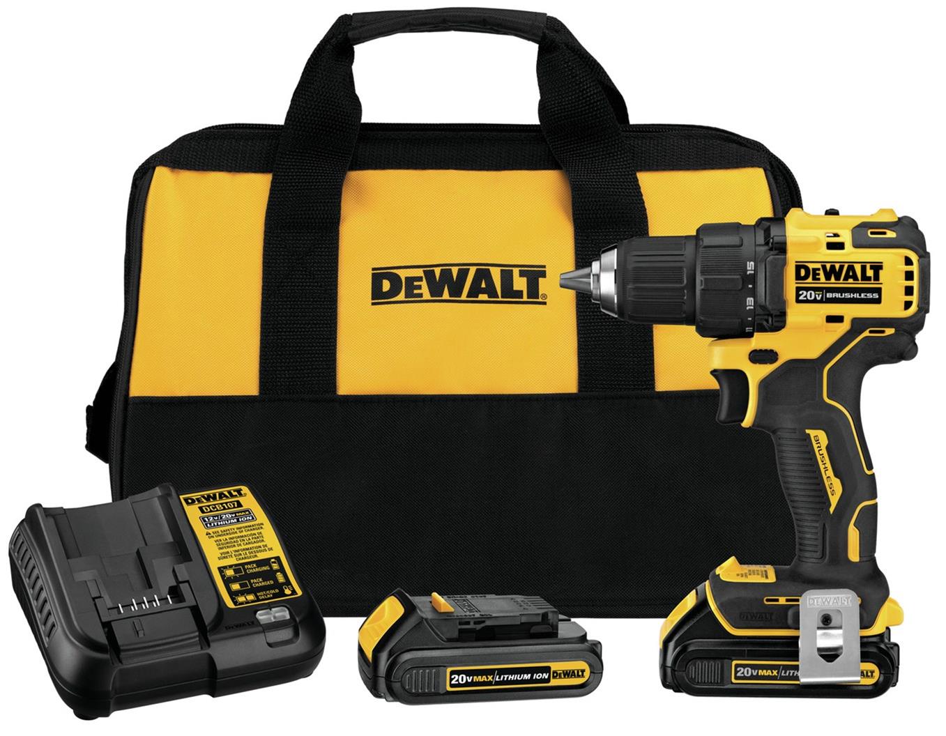 Dewalt DCD708C2 Dewalt Atomic 20 V MAX Brushless Compact 1