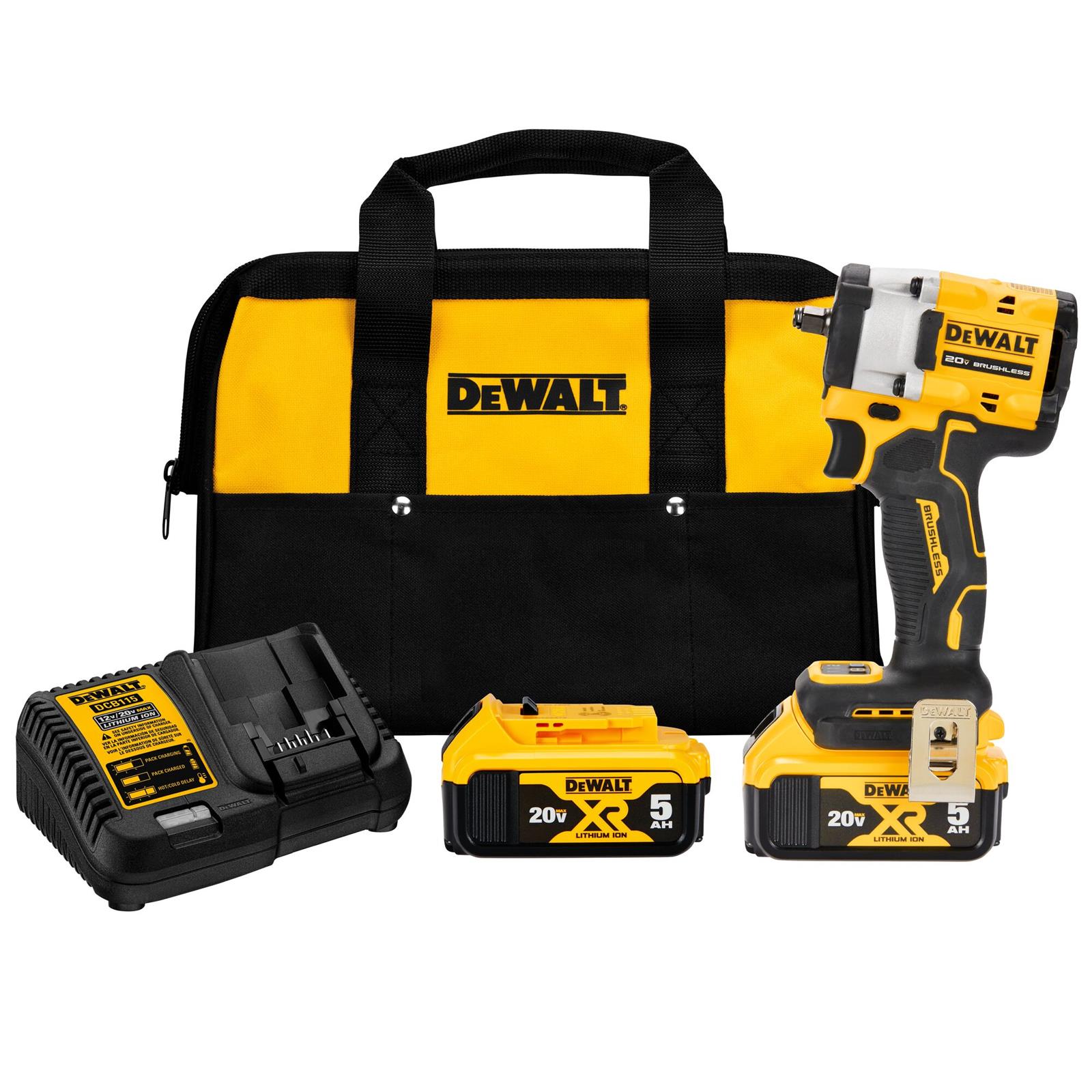 Dewalt DCF923P2 Dewalt Atomic 20 V MAX Brushless Cordless 3/8 in