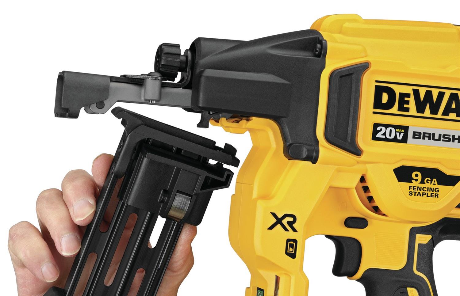 Dewalt fence stapler top