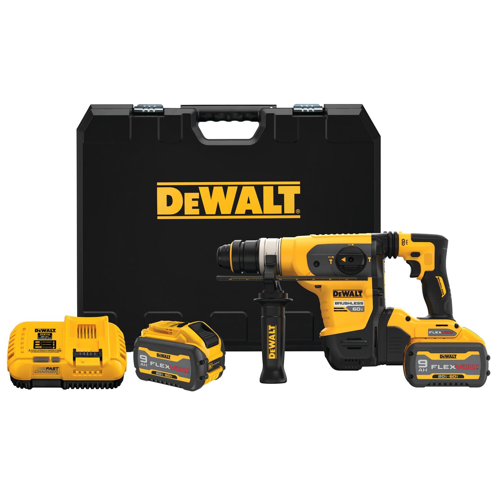 Dewalt DCH416X2 Dewalt 60 V MAX 1 1/4 in. Brushless Cordless SDS
