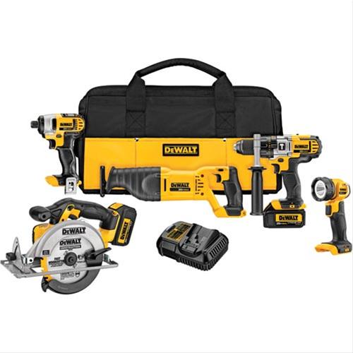 Dewalt DCK590L2 Dewalt 20 V MAX LithiumIon 5Tool Combo Kits Summit