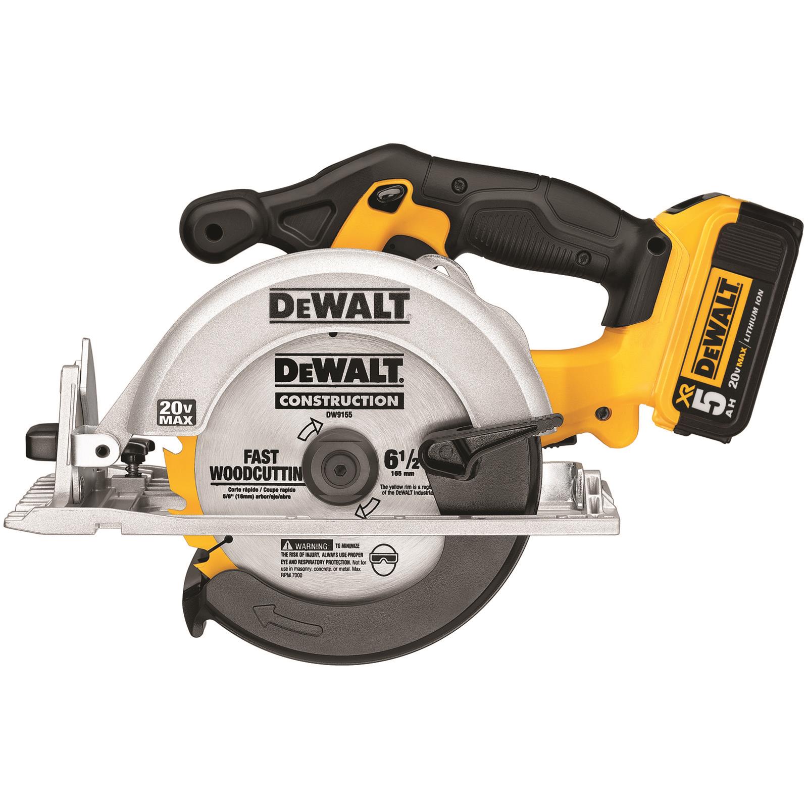 Dewalt DCS391P1 Dewalt 20 V MAX 6 1/2 in. Circular Saw Kits | Summit Racing