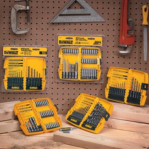 Dewalt DW1167 Dewalt Black and Gold Metal Drill Bits Summit Racing