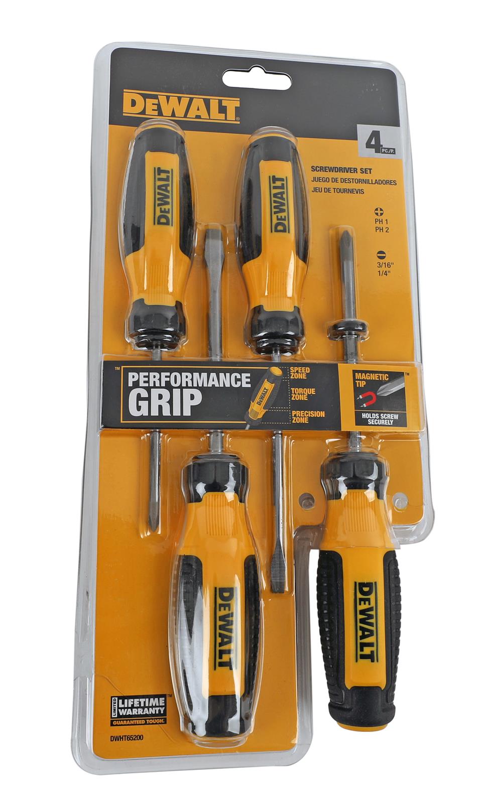 Dewalt DWHT65200 Dewalt 4-Piece Screwdriver Sets | Summit Racing