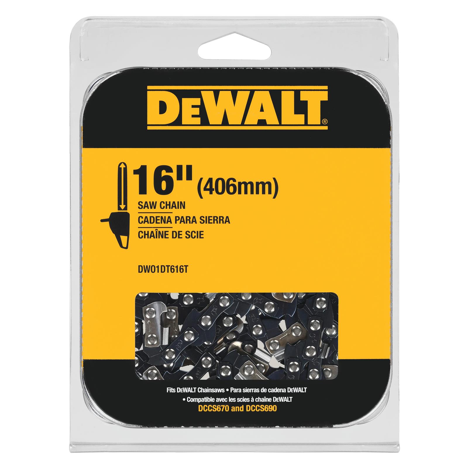 Dewalt DWO1DT616T Dewalt Chain Saw Replacement Chains Summit Racing