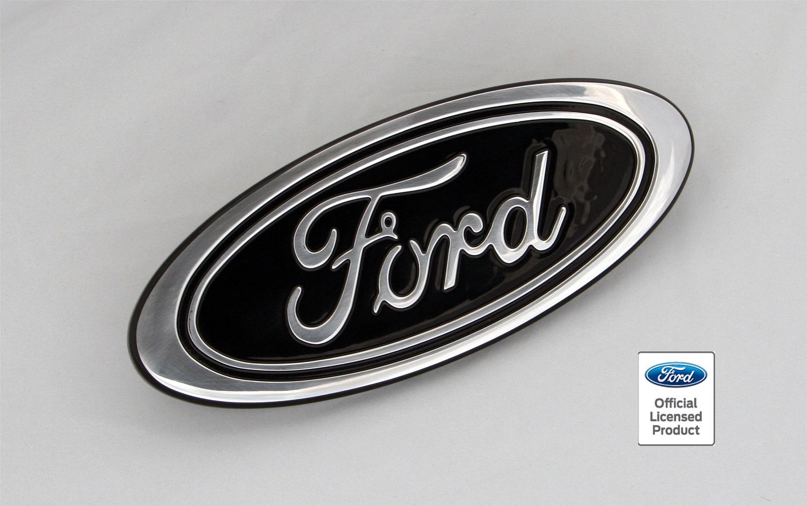 Black ford oval decal #2