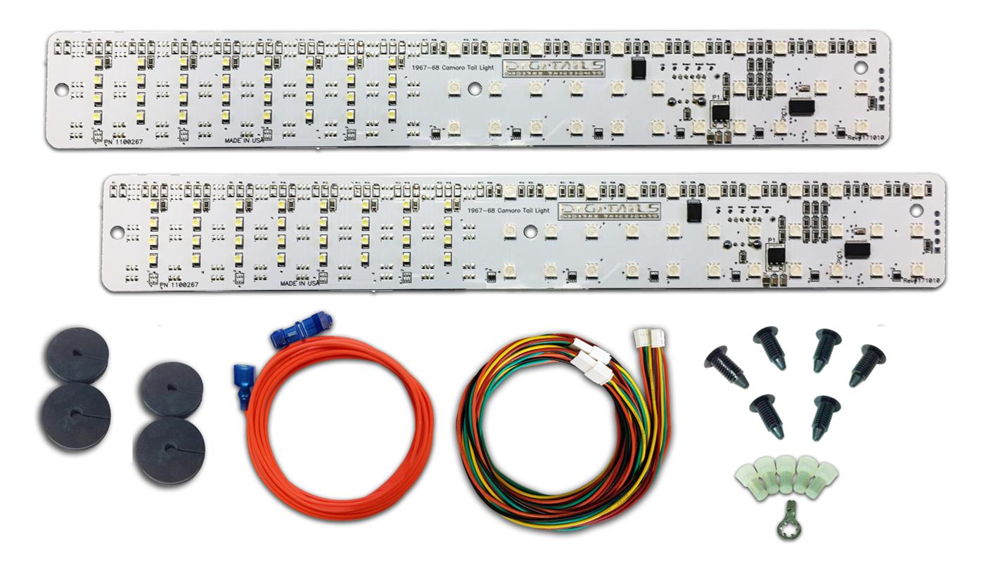   7点ティーセット Digi-Tails DT1100167R Digi-Tails LED Taillight Conversion Panels