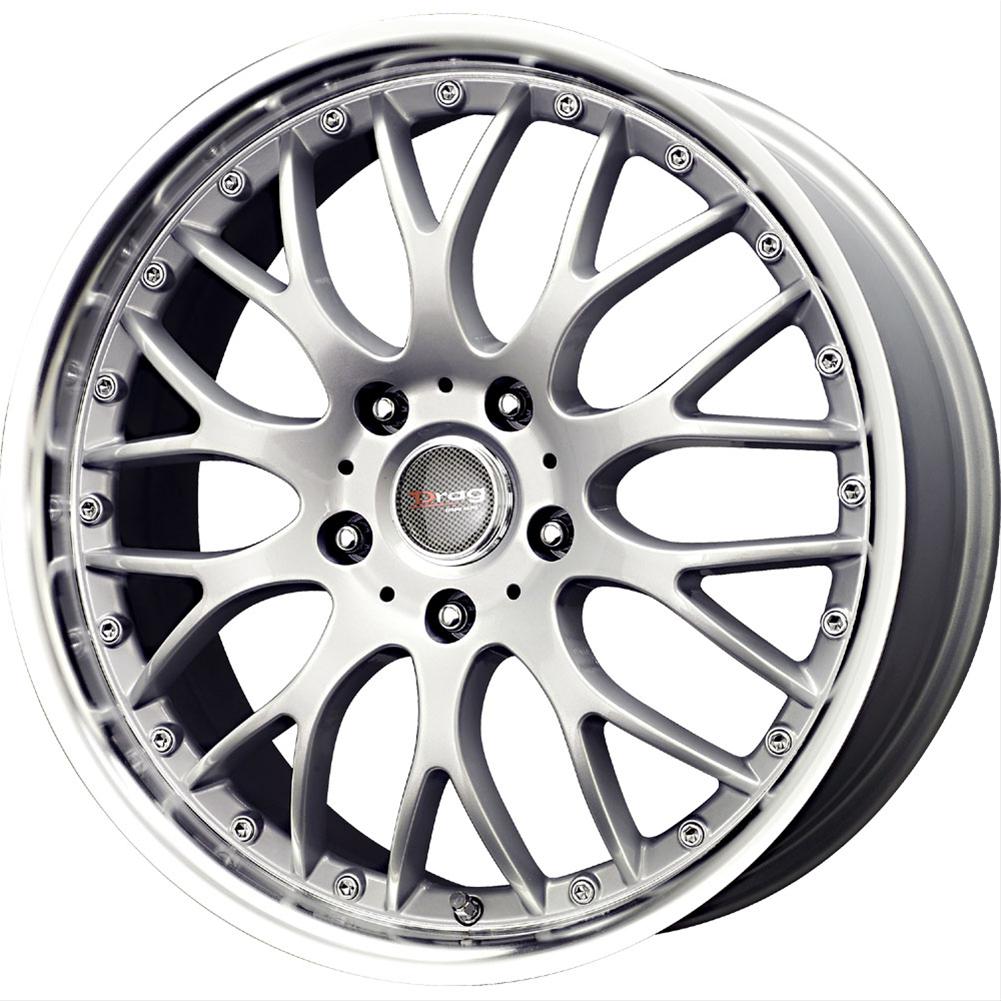 Drag Wheels DR191875054573S Drag Wheels DR19 Silver Wheels Summit Racing